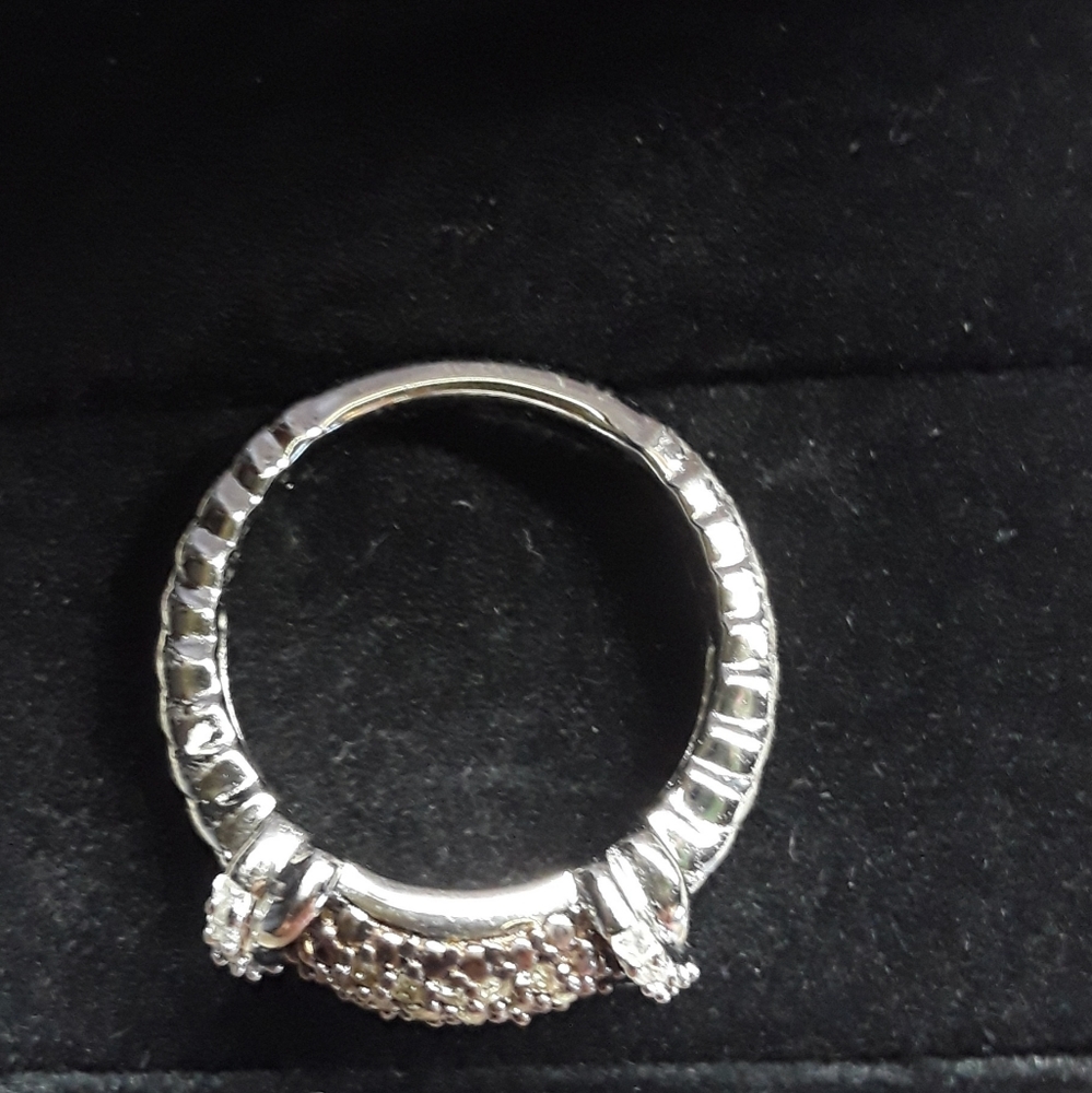 Chocolate and White Diamond ring - Picture 3 of 6